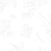 Papel Toile Borboleta Cinza